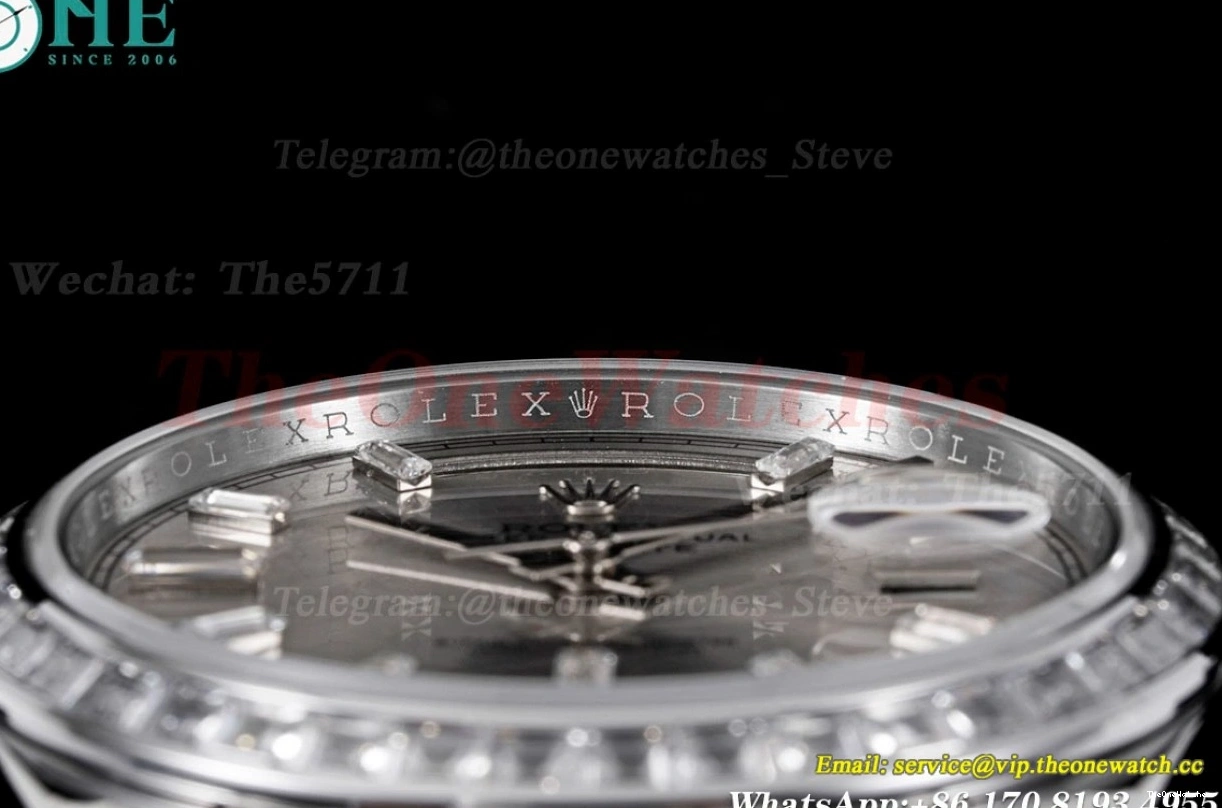 DayDate GSF 228396 SS (Tungsten Pres Dial Version) SS A3255 Silver 40mm Heavy 0427